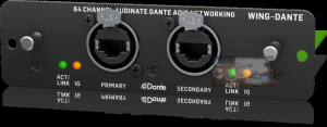 WING-DANTE Expansion Cards and Interfaces Behringer
