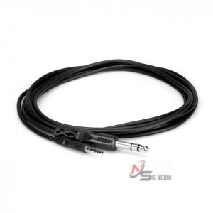 HOSA STEREO INTERCONNECT 3.5MM TRS TO 1/4" TRS - 10 FT