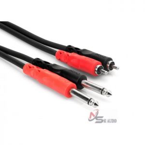 HOSA STEREO INTERCONNECT DUAL 1/4" TS TO DUAL RCA