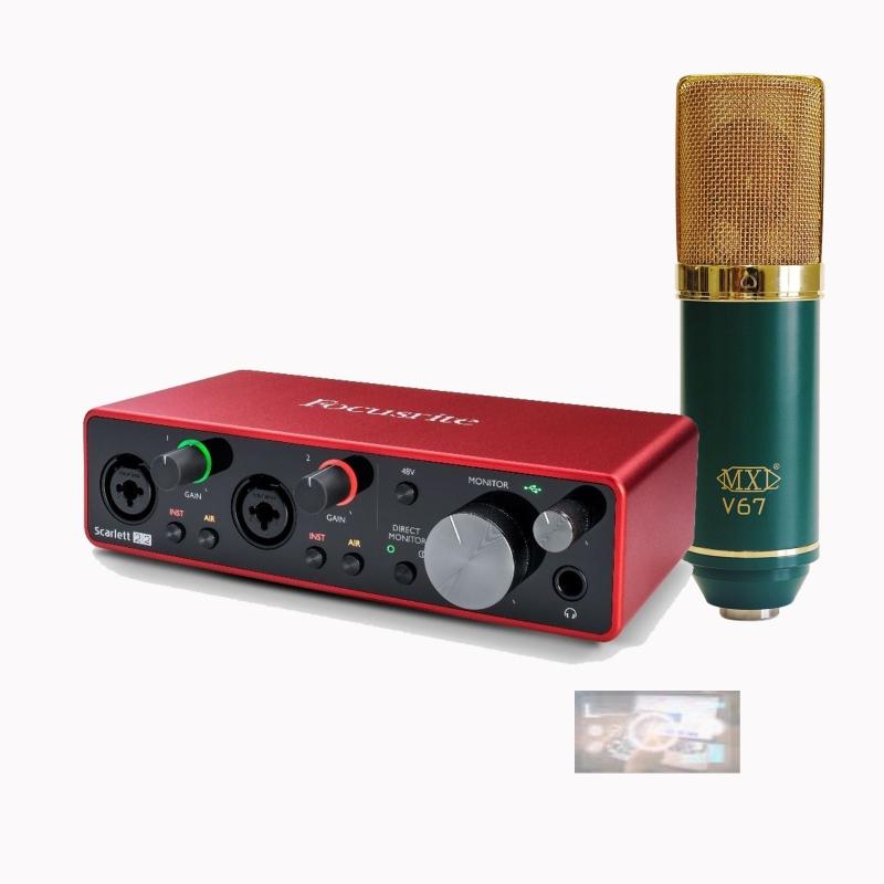 FOCUSRITE SCARLETT 2I2 - MXL V67G COMBO